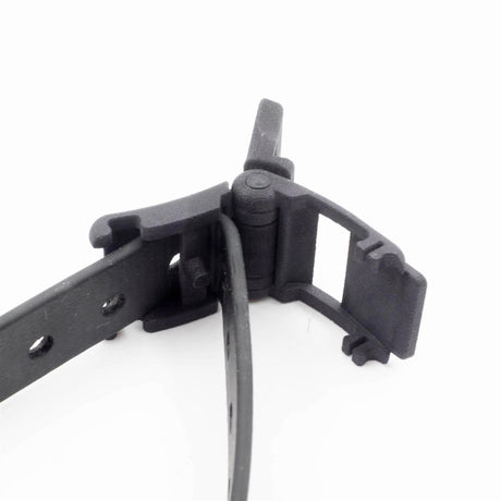 Kink-lock Magnetic Snap Gag Strap, Black from Silencilicone.