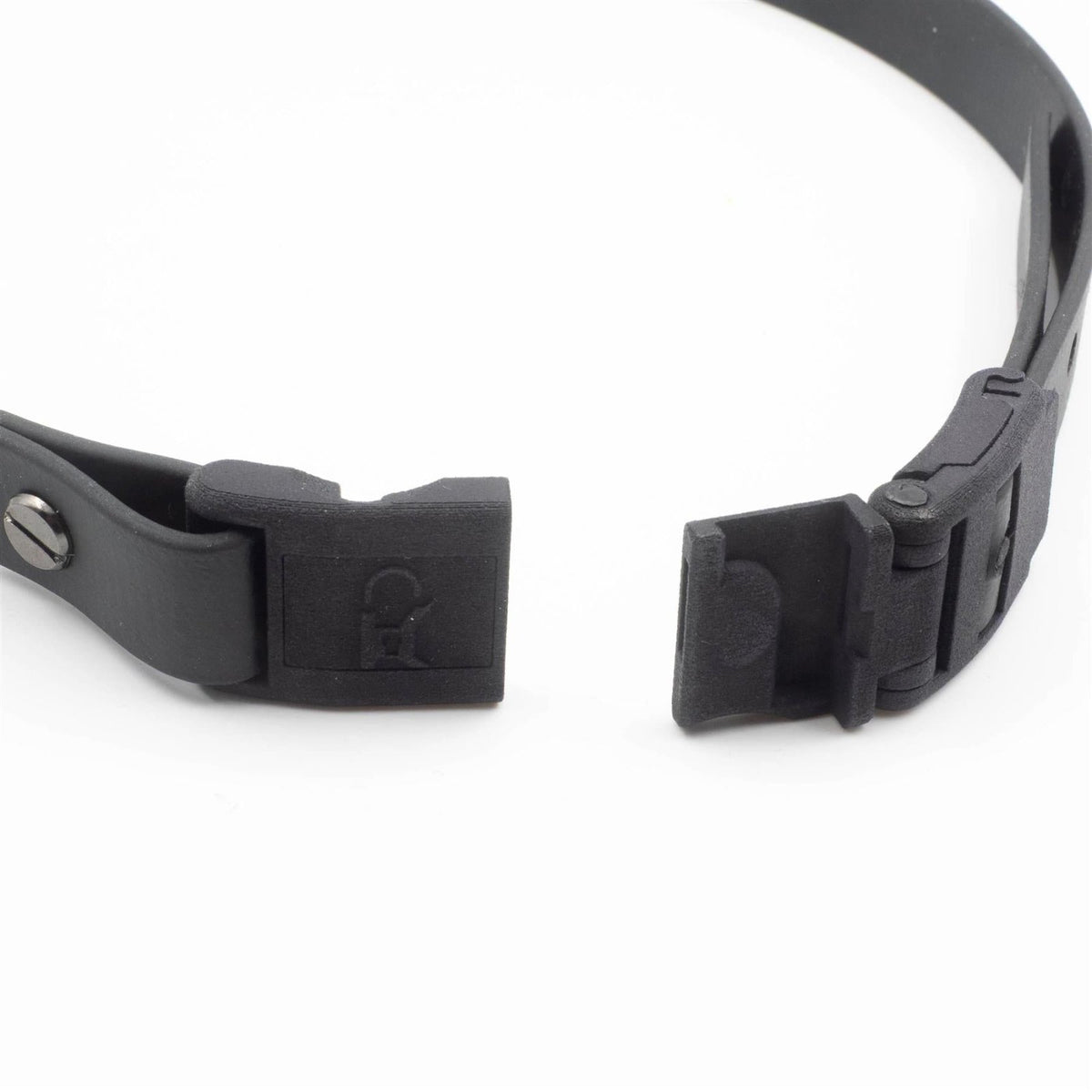 Kink-lock Magnetic Snap Gag Strap, Black from Silencilicone.