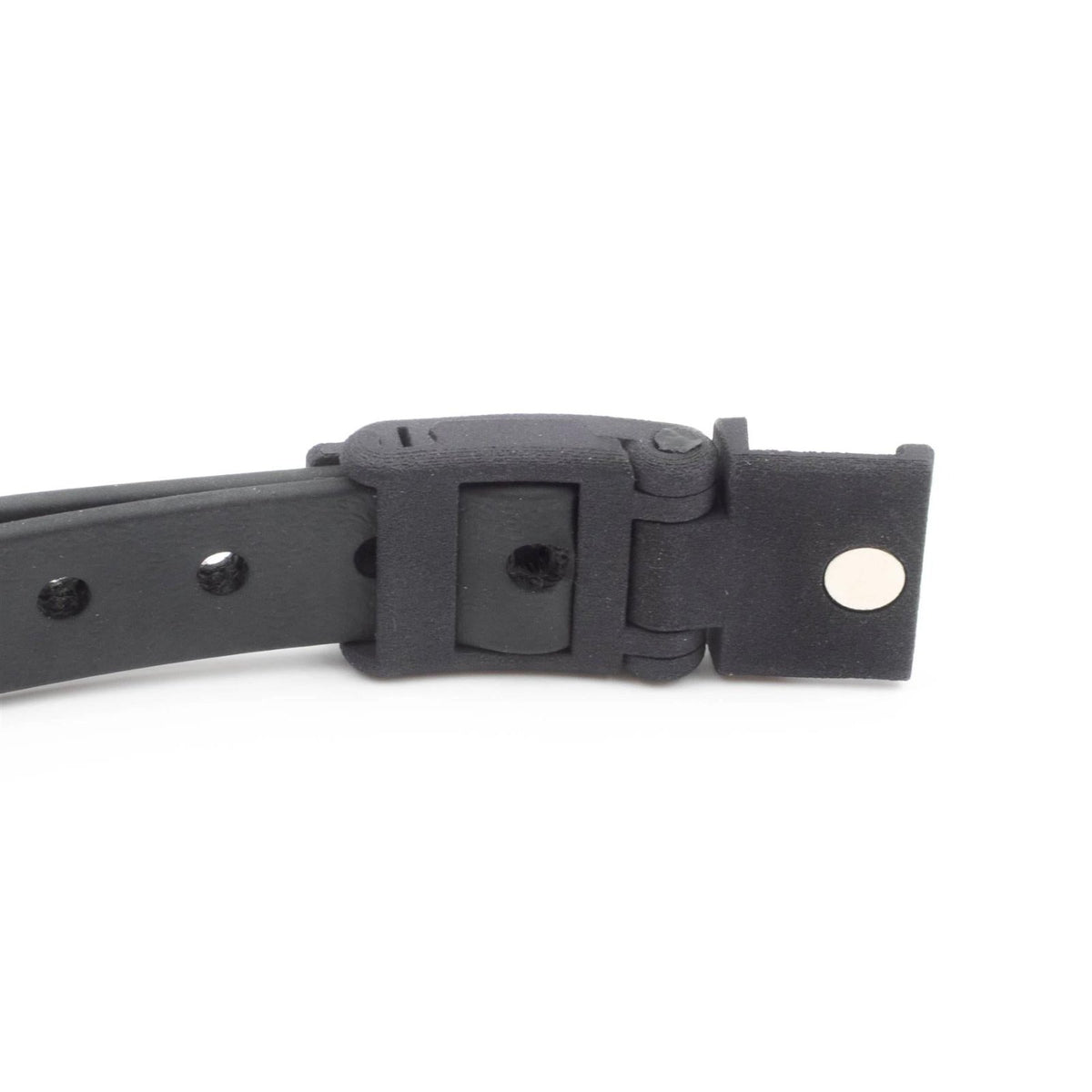 Kink-lock Magnetic Snap Gag Strap, Black from Silencilicone.