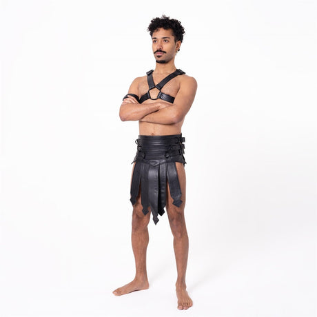 Leather Gladiator Kilt // Made to Order from REGULATION.