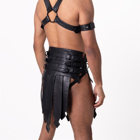 Leather Gladiator Kilt // Made to Order from REGULATION.