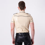 Leather SF - U Shirt, Dust // Made to order from REGULATION.