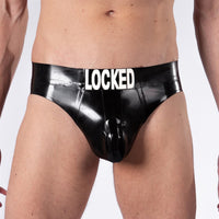 LOCKED Rubber Briefs, Black/Black from REGULATION.