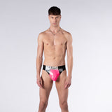 LOCKED Rubber Briefs, Black/Hyper from REGULATION.