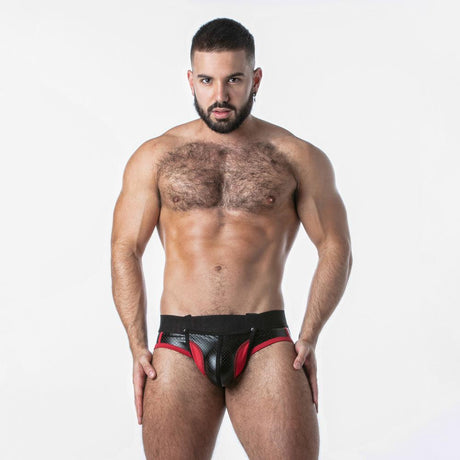 LOCKER GEAR Open Access Jock Brief, Red from Locker Gear.