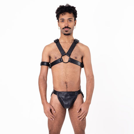 Magnum Leather Jock with Codpiece // Made to Order from Rufstok.