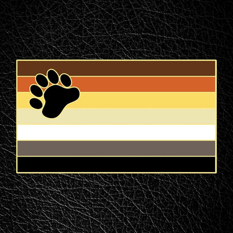 Master of the House Pin, BEAR PRIDE FLAG from Master of The House.