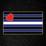 Master of the House Pin, LEATHER FLAG from Master of The House.