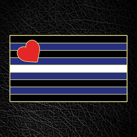 Master of the House Pin, LEATHER FLAG from Master of The House.