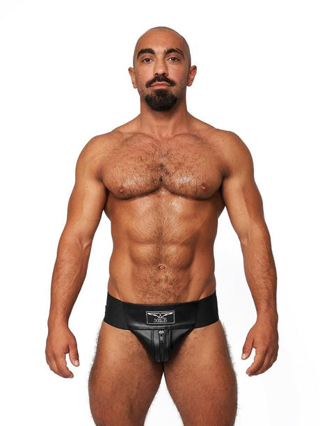 Mister B Leather Premium Jockstrap, Black from Mister B.