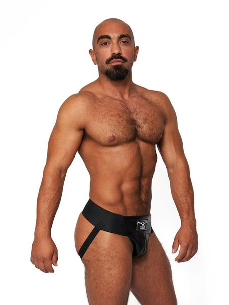 Mister B Leather Premium Jockstrap, Black from Mister B.