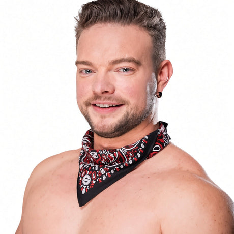 Mr S Leather, Zipper Pocket Neck Hanky, All Colours from Mr S Leather.