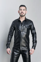 Omaha Leather Shirt // Made to order from Rufstok.