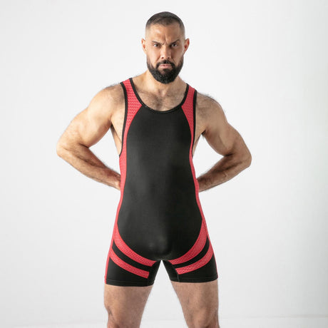Open Access Singlet, Red from Locker Gear.