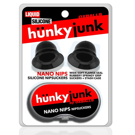 Oxballs Hünkyjunk, Nano Nips Nipple Suckers, Black from Hunkyjunk.