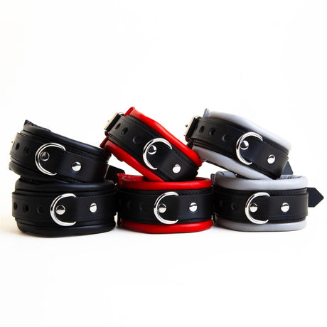 Padded Leather Ankle Cuffs 5cm from REGULATION.