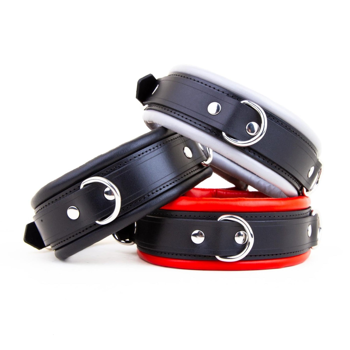 Padded Leather Collar 5cm from REGULATION.