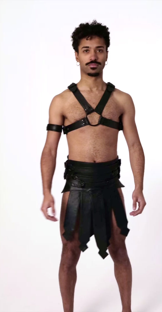 Leather Gladiator Kilt // Made to Order