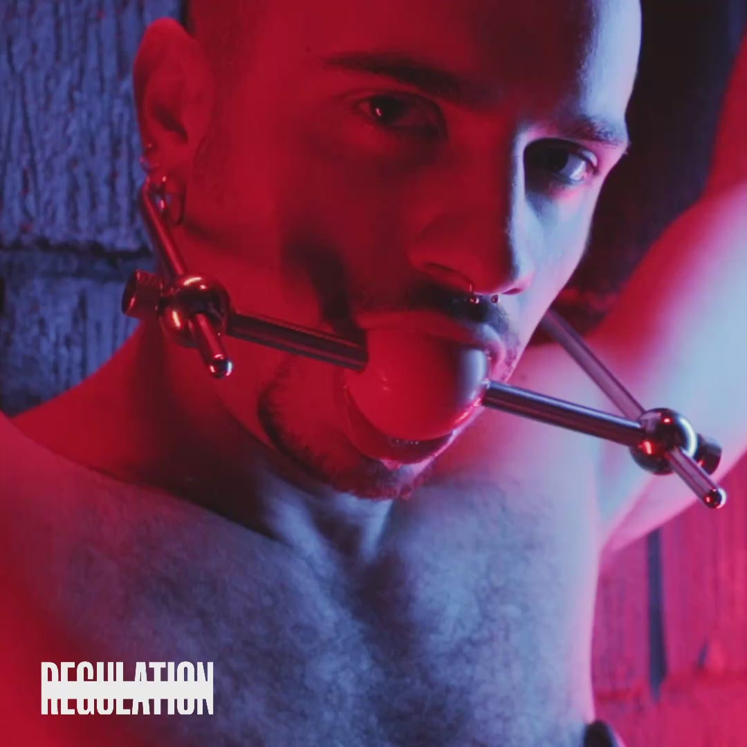 Silencilicone UIltra Restrictive Ball Gag with Steel Fixation