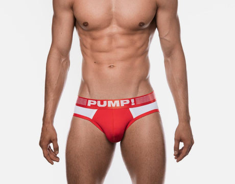 Pump Red Ribbed Brief from PUMP!.