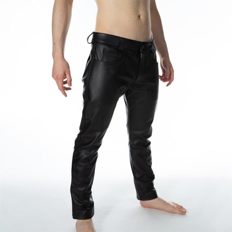 R200 Leather Jeans // Made to order from REGULATION.