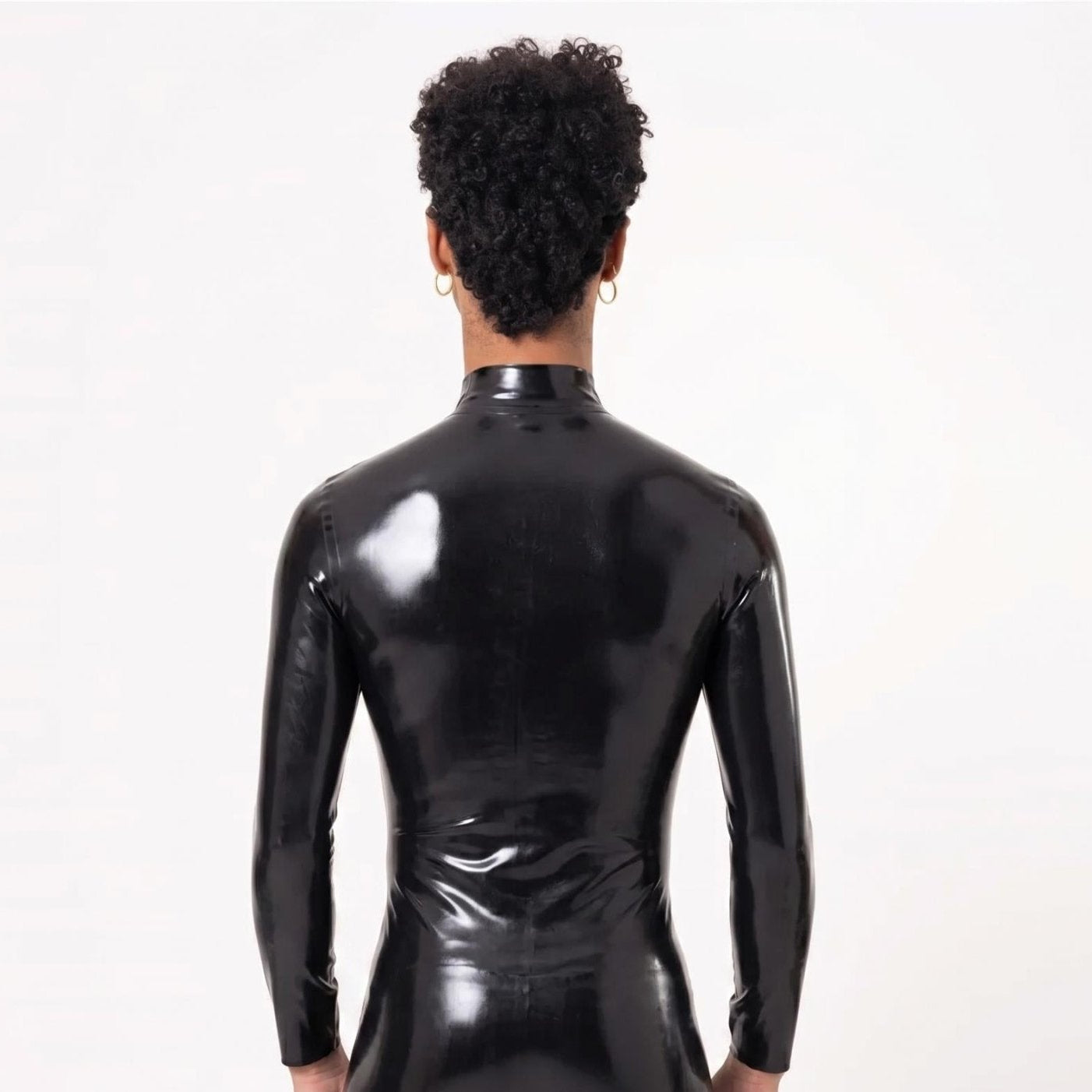 Raglan Zip Long Sleeve Rubber T-Shirt, Black (M2O) from REGULATION.