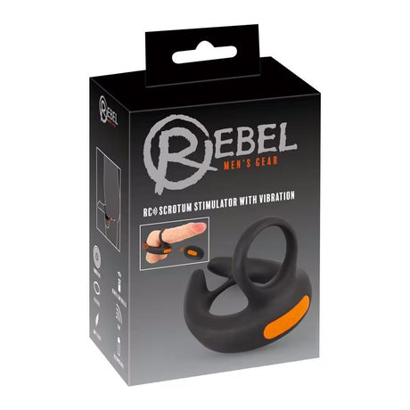 RC Scrotum Stimulator with Vibrations from Rebel.