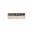 REGULATION Collectors Logo Pin, Silver, No. 003 from REGULATION.