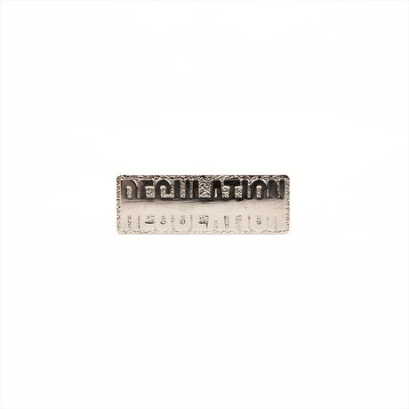 REGULATION Collectors Logo Pin, Silver, No. 003 from REGULATION.