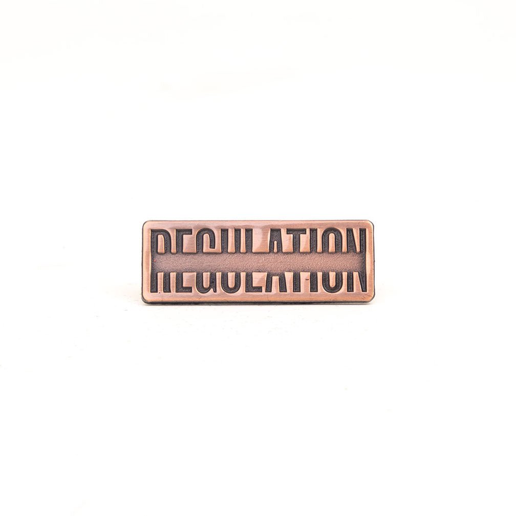 REGULATION Logo Pin No. 002, Limited Edition from REGULATION.