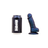 REGULATION Realisms, Suction Cup Dildo, 5.5'', Oil Slick Midnight from REGULATION.