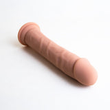 REGULATION Realisms, Vac-U-Lock Suction Cup Dildo, 8", Flesh from REGULATION.