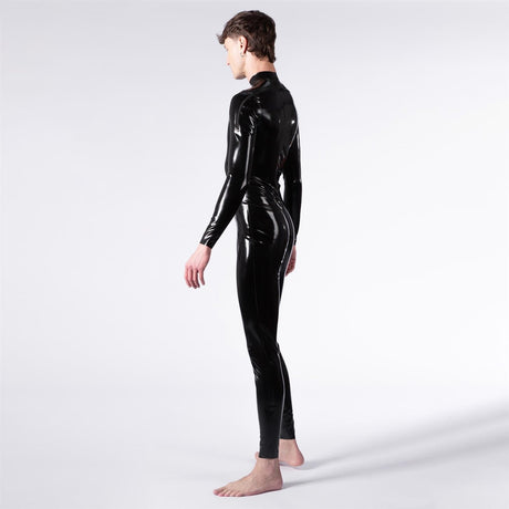 Rubber Catsuit, Cross Shoulder Entry // Made to order from REGULATION.
