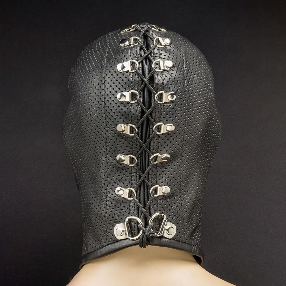 Savage Hood, Perforated Leather from Mr S Leather.