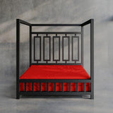 SHEETS OF SAN FRANCISCO Fitted Sheets, Single, Red from Sheets of San Francisco.