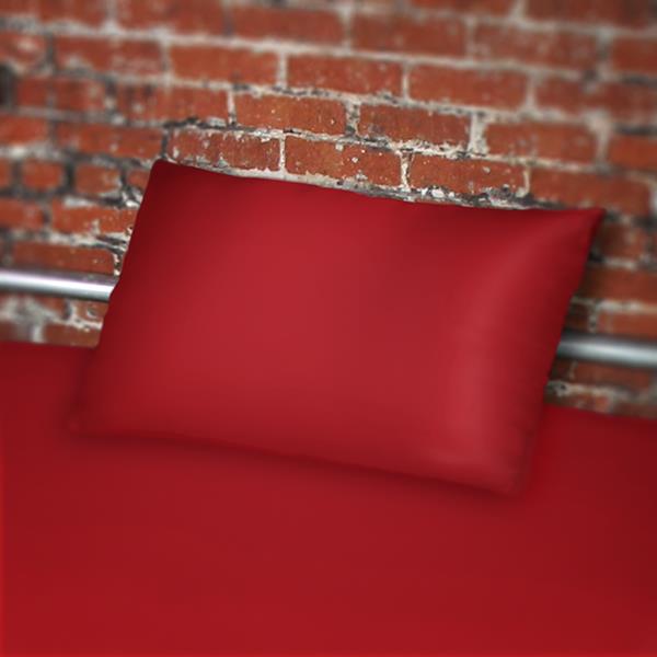 SHEETS OF SAN FRANCISCO Pillow Case, Standard, Red from Sheets of San Francisco.