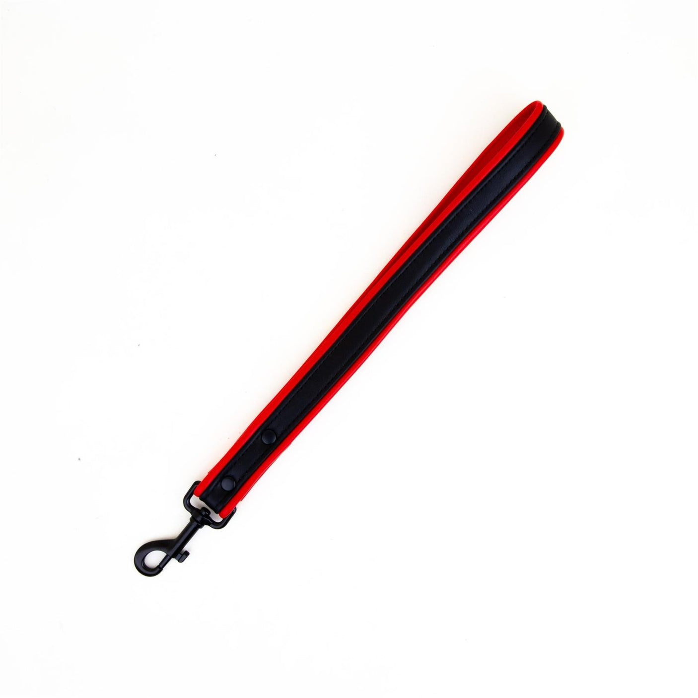 Short Leash, Leather, Black/Red from REGULATION.