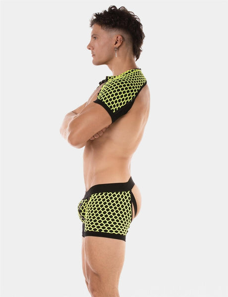 Shoulder Harness Ribo, Neon Yellow/Black from Barcode Berlin.