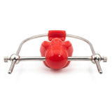 Silencilicone Ultra Restrictive Ball Gag Air with Steel Strap, Red from Silencilicone.