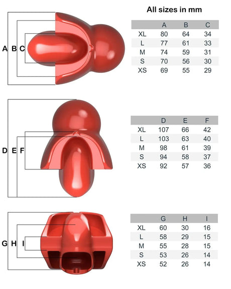 Silencilicone Ultra Restrictive Ball Gag with Leather Strap from Silencilicone.