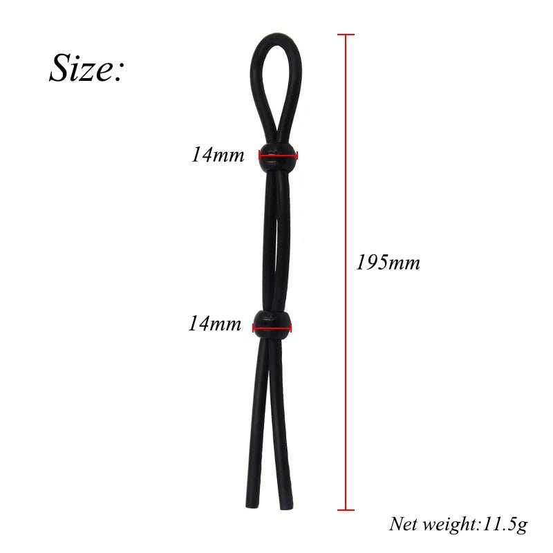 Silicone Adjustable Cock Strap from REGULATION.