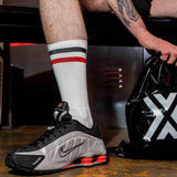 Skater Socks, TOP, White/Red/Black from BOXER Barcelona.