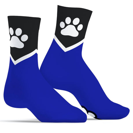 SNEAKXX "Paw" Skater Socks, Blue from SneakXX.