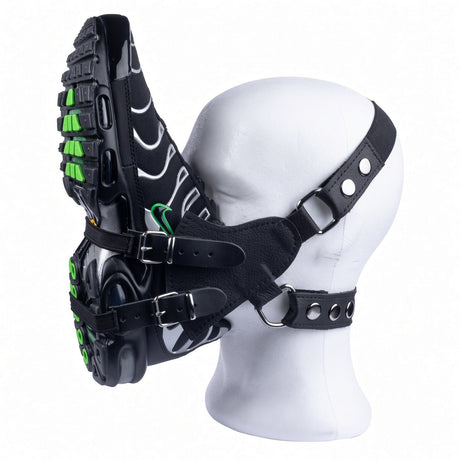 Sniff My Sneaker, Leather Head Harness from Sneakxx.