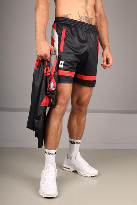 SNKRFTSH Sports Thru Zip Short SF24/7, Red from SNKRFTSH.