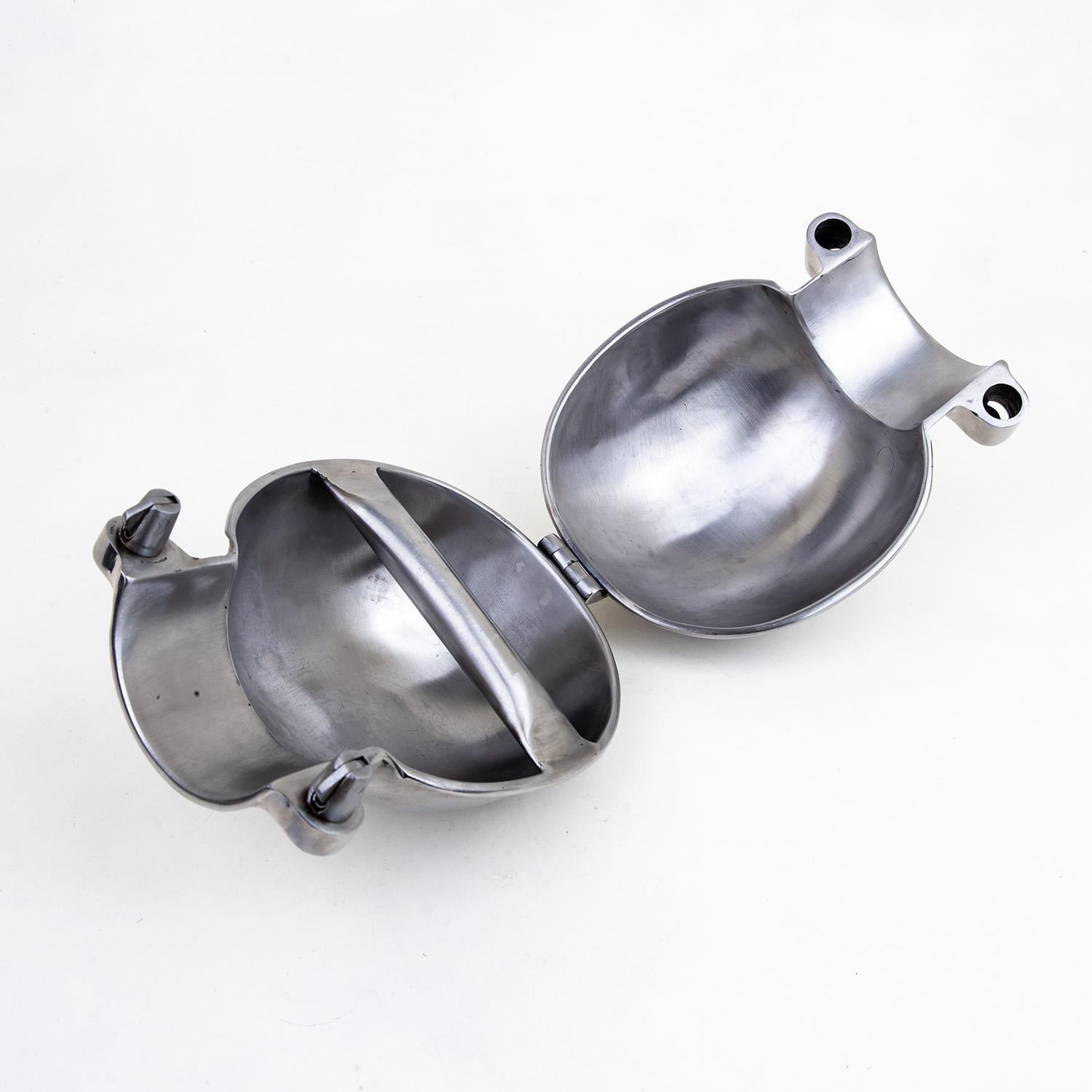 Stainless Steel Ball Mitts - Snap Shut Locks & Grab Handle from Fetters.