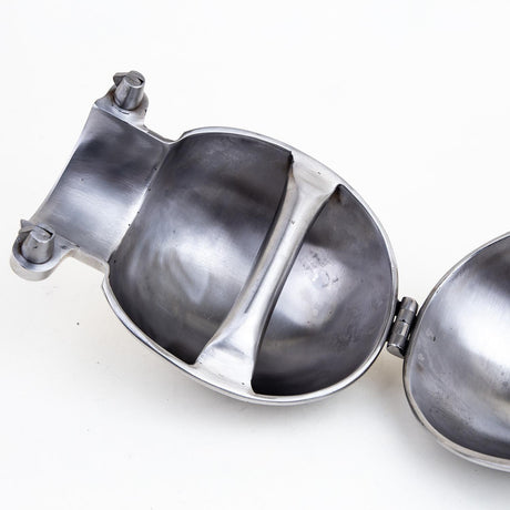 Stainless Steel Ball Mitts - Snap Shut Locks & Grab Handle from Fetters.