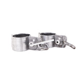 Stainless Wrist Manacles - Detached Pair from Dark Forge.