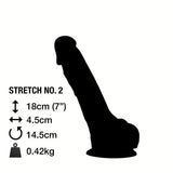 Stretch, Premium Silicone Red Dildo from Fist.