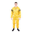 Striped Vinyl Tracksuit, Yellow/Black PVC from REGULATION.